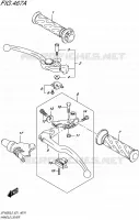 ENSEMBLE LEVIERS   POIGNEES pour Suzuki GLADIUS 650 2015