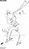 DURITE DE FREIN AVANT pour Suzuki GLADIUS 650 2016