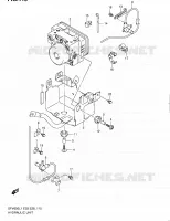 SYSTÈME ABS (SFV650AL1 E33) pour Suzuki GLADIUS 650 2011