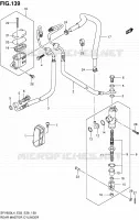 MAITRE CYLINDRE ARRIERE (SFV650AL4 E33) pour Suzuki GLADIUS 650 2014