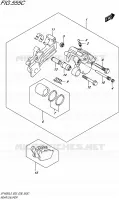 ETRIER DE FREIN ARRIERE (SFV650L5 E33) pour Suzuki GLADIUS 650 2015