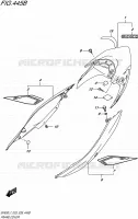 CARENAGES ARRIERE (YSF,YVZ,YWW) pour Suzuki SV 650 2017