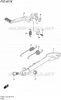 BEQUILLE pour Suzuki SV 650 2017