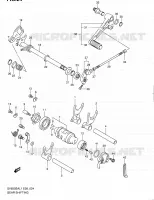 ENSEMBLE SELECTEUR DE VITESSES pour Suzuki SV-S 650 2011