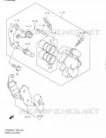 ETRIER DE FREIN AVANT pour Suzuki SV-S 650 2011