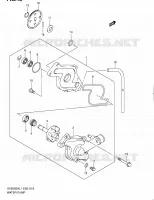 POMPE A EAU pour Suzuki SV-S 650 2011