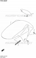 GARDE BOUE AVANT pour Suzuki SV 650 2014