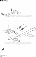 BEQUILLE pour Suzuki SV 650 2015