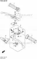 ENSEMBLE LEVIERS   POIGNEES pour Suzuki SV 650 2017