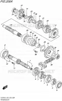 TRANSMISSION pour Suzuki TU 250 1992