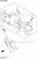 ETRIER DE FREIN AVANT pour Suzuki TU 250 2016
