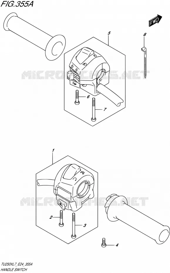 COMMODOS Suzuki MOTO 250 TU 2017  TU250X L7 (E24)