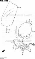 PARE BRISE (UH125AL5 P04) pour Suzuki BURGMAN 125 2015