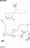 DURITE DE FREIN ARRIERE (UH125L6 P04) pour Suzuki BURGMAN 125 2016