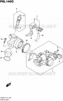 CORPS DE PAPILLON (UH200L5 P34) pour Suzuki BURGMAN 200 2005