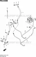 DURITE DE FREIN AVANT (UH200AL6 P33) pour Suzuki BURGMAN 200 2016