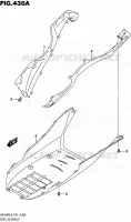CARENAGES INFERIEUR pour Suzuki BURGMAN 200 2016