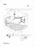 ENSEMBLE FEU ARRIERE (UH200ZL3 P19) pour Suzuki BURGMAN 200 2013