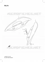 SUPPORT DOSSERET (UH200L3 P19) pour Suzuki BURGMAN 200 2013