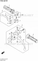 ENSEMBLE LEVIERS   POIGNEES pour Suzuki ADDRESS 110 2016