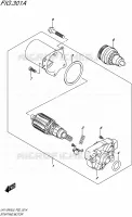 DEMARREUR pour Suzuki ADDRESS 110 2015
