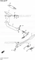 BEQUILLE (VL1500TL7 E28) pour Suzuki BOULEVARD 1500 2017