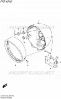 BOL DE PHARE (VL1500TL7 E03) pour Suzuki BOULEVARD 1500 2017