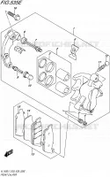 ETRIER DE FREIN AVANT (VL1500TL7 E03) pour Suzuki BOULEVARD 1500 2017