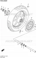 ROUE AVANT pour Suzuki INTRUDER 1500 2017