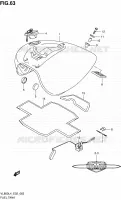 RESERVOIR D'ESSENCE (VL800CL4 E19) pour Suzuki INTRUDER 800 2014