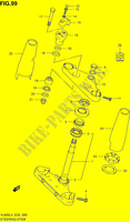 COLONNE DE DIRECTION (VL800CL4 E02) pour Suzuki INTRUDER 800 2014