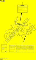 ETIQUETTE (VL800L4 E02) pour Suzuki INTRUDER 800 2014