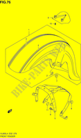 GARDE BOUE AVANT (VL800CL4 E02) pour Suzuki INTRUDER 800 2014
