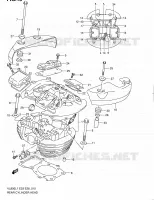 CULASSE ARRIERE (VL800CL1 E28) pour Suzuki INTRUDER 800 2011