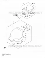 SELLE (VL800CL1 E33) pour Suzuki INTRUDER 800 2011