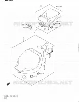 SELLE (VL800L1 E33) pour Suzuki INTRUDER 800 2011