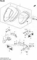 ENSEMBLE FEU ARRIERE (VL800TL2 E28) pour Suzuki VOLUSIA 800 2012