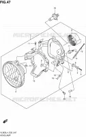 PHARE (VL800UEL4 E19) pour Suzuki INTRUDER 800 2014