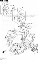 CADRE (VL800L5 E19) pour Suzuki INTRUDER 800 2015