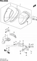 ENSEMBLE FEU ARRIERE (VL800L5 E02) pour Suzuki INTRUDER 800 2015