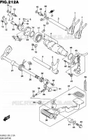 ENSEMBLE SELECTEUR DE VITESSES pour Suzuki INTRUDER 800 2015
