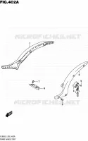 SUPPORT ARRIERE (VL800L5 E02) pour Suzuki INTRUDER 800 2015