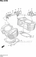 CYLINDRE (VL800TL6 E03) pour Suzuki BOULEVARD 800 2016