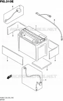 BATTERIE (VL800TL7 E28) pour Suzuki BOULEVARD 800 2017