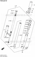 FOURCHE pour Suzuki BOULEVARD 800 2015