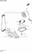 POMPE A HUILE pour Suzuki BOULEVARD 800 2015