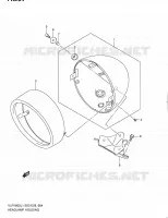 BOL DE PHARE pour Suzuki INTRUDER 1800 2011