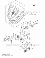 ENSEMBLE FEU ARRIERE (VLR1800L1 E24) pour Suzuki INTRUDER 1800 2011
