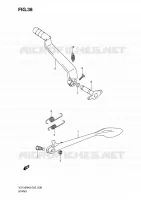 BEQUILLE pour Suzuki BOULEVARD 1500 2010