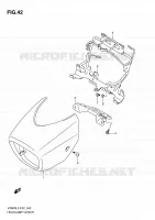 SUPPORT   CARENAGES DE PHARE pour Suzuki MARAUDER 800 2010